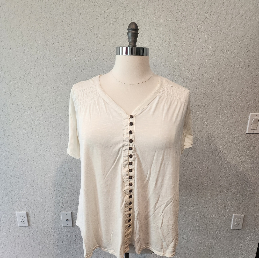 Cream Blouse
